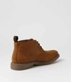 Crick Brown Crazyhorse Leather Lace Up Boots -Lynx Shoes Shop CF11914BROQB 4