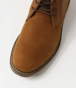 Crick Brown Crazyhorse Leather Lace Up Boots -Lynx Shoes Shop CF11914BROQB 5