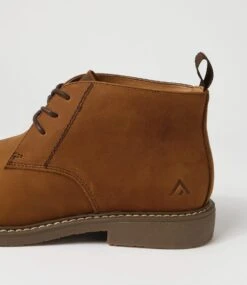 Crick Brown Crazyhorse Leather Lace Up Boots -Lynx Shoes Shop CF11914BROQB 6