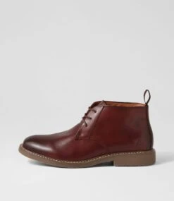 Crick Redwood Leather Ankle Boots