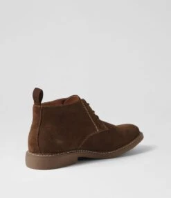 Crick Walnut Suede Ankle Boots -Lynx Shoes Shop CF11914TAGSU 4