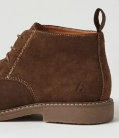 Crick Walnut Suede Ankle Boots -Lynx Shoes Shop CF11914TAGSU 6