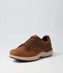 Reach Dark Brown Crazyhorse Leather Lace Up Flats -Lynx Shoes Shop CF11917E25QB 3