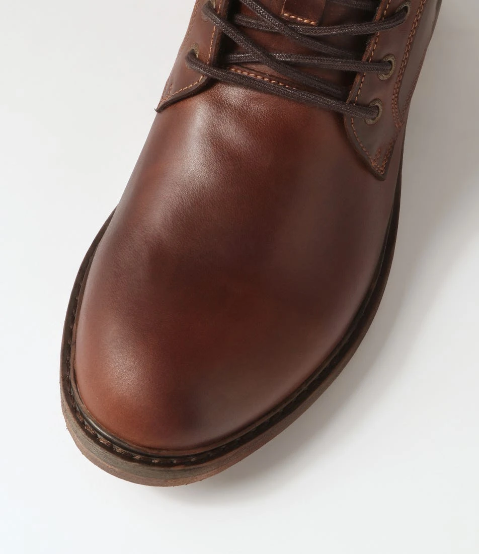 Pona Copper Crazyhorse Leather Lace Up Boots 6 Pona Copper Crazyhorse Leather Lace Up Boots - Image 4