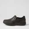 Reel Black Leather Flat Shoes -Lynx Shoes Shop CF11919BLAOB 2