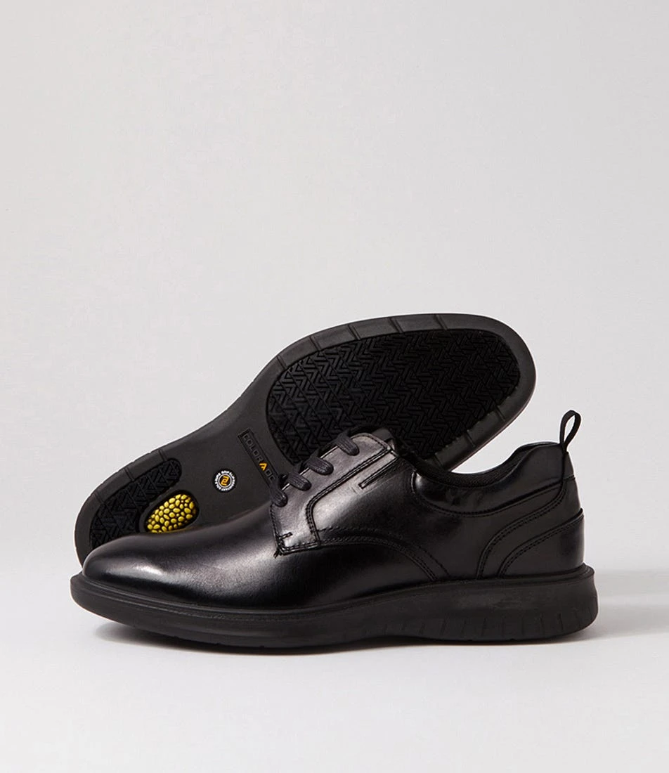 Regan Black Leather Lace Up Flats 7 Regan Black Leather Lace Up Flats - Image 5