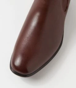 Persist Dark Brown Leather Chelsea Boots -Lynx Shoes Shop CF11921E25LE 5