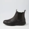Roller Black Crazyhorse Leather Chelsea Boots -Lynx Shoes Shop CF11923BLAQB 2