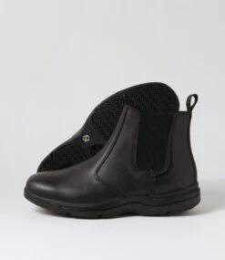 Roller Black Crazyhorse Leather Chelsea Boots -Lynx Shoes Shop CF11923BLAQB 6