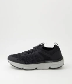 Vas Black Mesh Sneakers