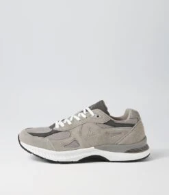 Crib Light Grey Suede Sneakers