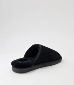 Oscar Black Suede Slippers -Lynx Shoes Shop CF11929BLASU 4