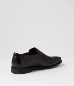 Theo Black Leather Flat Shoes 9 Theo Black Leather Flat Shoes -Lynx Shoes Shop CF11932BLALE 4