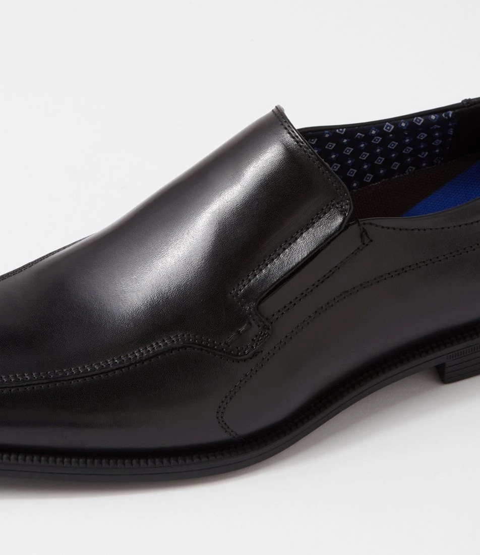 Theo Black Leather Flat Shoes 7 Theo Black Leather Flat Shoes - Image 5