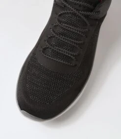 Drone Black Knit Sneakers -Lynx Shoes Shop CF11934BLASS 5
