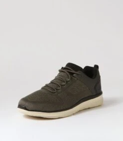 Drone Olive Knit Sneakers 8 Drone Olive Knit Sneakers -Lynx Shoes Shop CF11934H81SS 3
