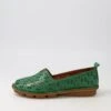 Ligde Emerald Leather Flat Shoes -Lynx Shoes Shop CF11941H15LE 2