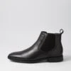 Vendetta Black Leather Chelsea Boots 2 Vendetta Black Leather Chelsea Boots -Lynx Shoes Shop CF11945BLALE 2