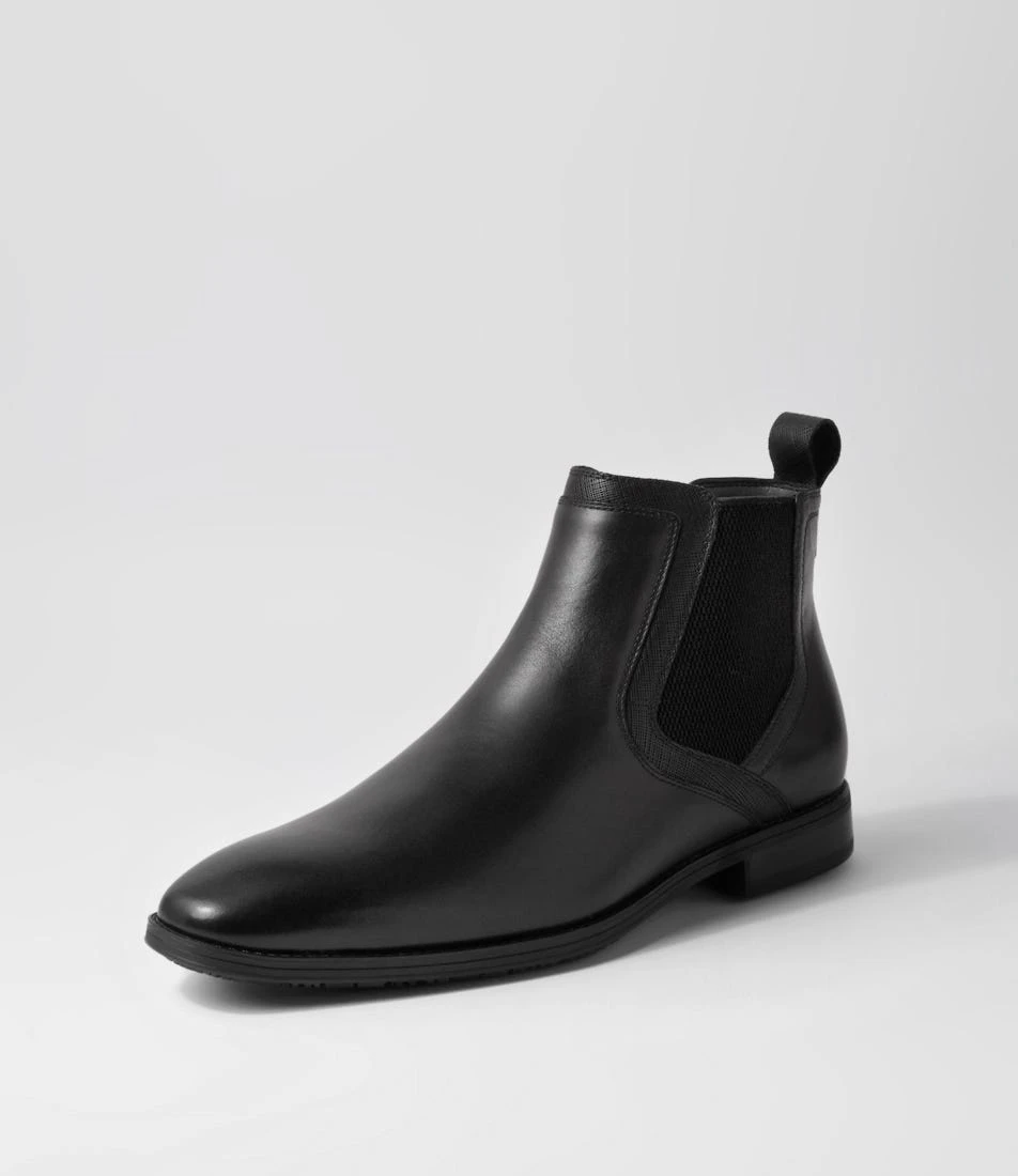 Vendetta Black Leather Chelsea Boots 4 Vendetta Black Leather Chelsea Boots - Image 2