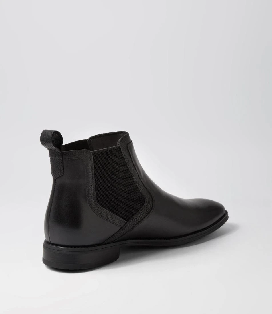 Vendetta Black Leather Chelsea Boots 5 Vendetta Black Leather Chelsea Boots - Image 3