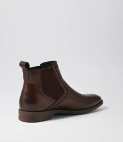 Vendetta Brown Leather Chelsea Boots 8 Vendetta Brown Leather Chelsea Boots -Lynx Shoes Shop CF11945BROLE 4