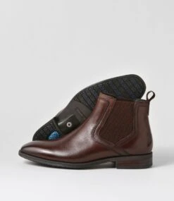 Vendetta Brown Leather Chelsea Boots 10 Vendetta Brown Leather Chelsea Boots -Lynx Shoes Shop CF11945BROLE 6