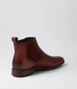 Vendetta Tan Leather Chelsea Boots -Lynx Shoes Shop CF11945TANLE 4