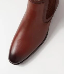 Vendetta Tan Leather Chelsea Boots -Lynx Shoes Shop CF11945TANLE 5