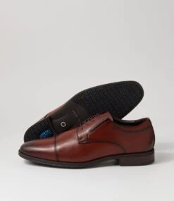 Validity Tan Leather Lace Up Flats -Lynx Shoes Shop CF11946TANLE 6