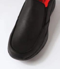 Yebo Black Crazyhorse Leather Flat Shoes -Lynx Shoes Shop CF11947BLAQB 5