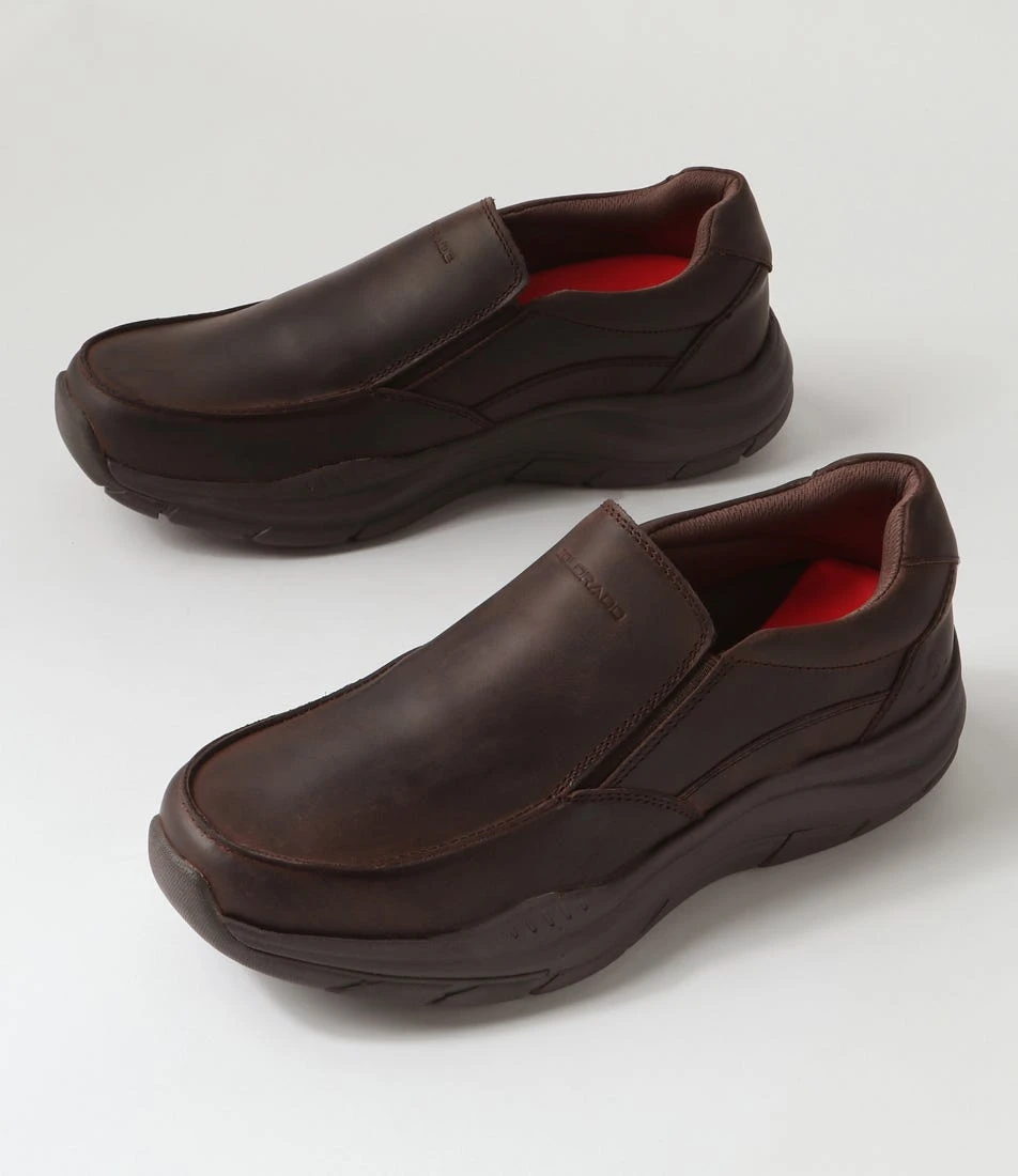 Yebo Brown Crazyhorse Leather Flat Shoes 7 Yebo Brown Crazyhorse Leather Flat Shoes - Image 5