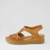 Bronby Tan Leather Sandals