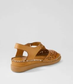 Bronby Tan Leather Sandals -Lynx Shoes Shop CF11950TANLE 4