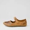 Nimia Tan Leather Mary Janes -Lynx Shoes Shop CF11956TANLE 2