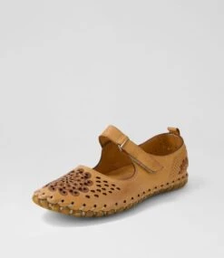 Nimia Tan Leather Mary Janes -Lynx Shoes Shop CF11956TANLE 3