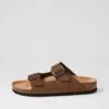 Kirah Choc Nubuck Slides 2 Kirah Choc Nubuck Slides -Lynx Shoes Shop CF11996E91AG 2