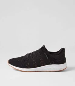 Content Black Recycled Knit Sneakers