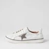 Epicos White Silver Leather Sneakers -Lynx Shoes Shop CF12023W95LE 2