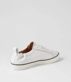 Epicos White Silver Leather Sneakers -Lynx Shoes Shop CF12023W95LE 4