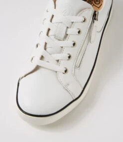 Envy White Leather Sneakers 10 Envy White Leather Sneakers -Lynx Shoes Shop CF12025WHILE 5