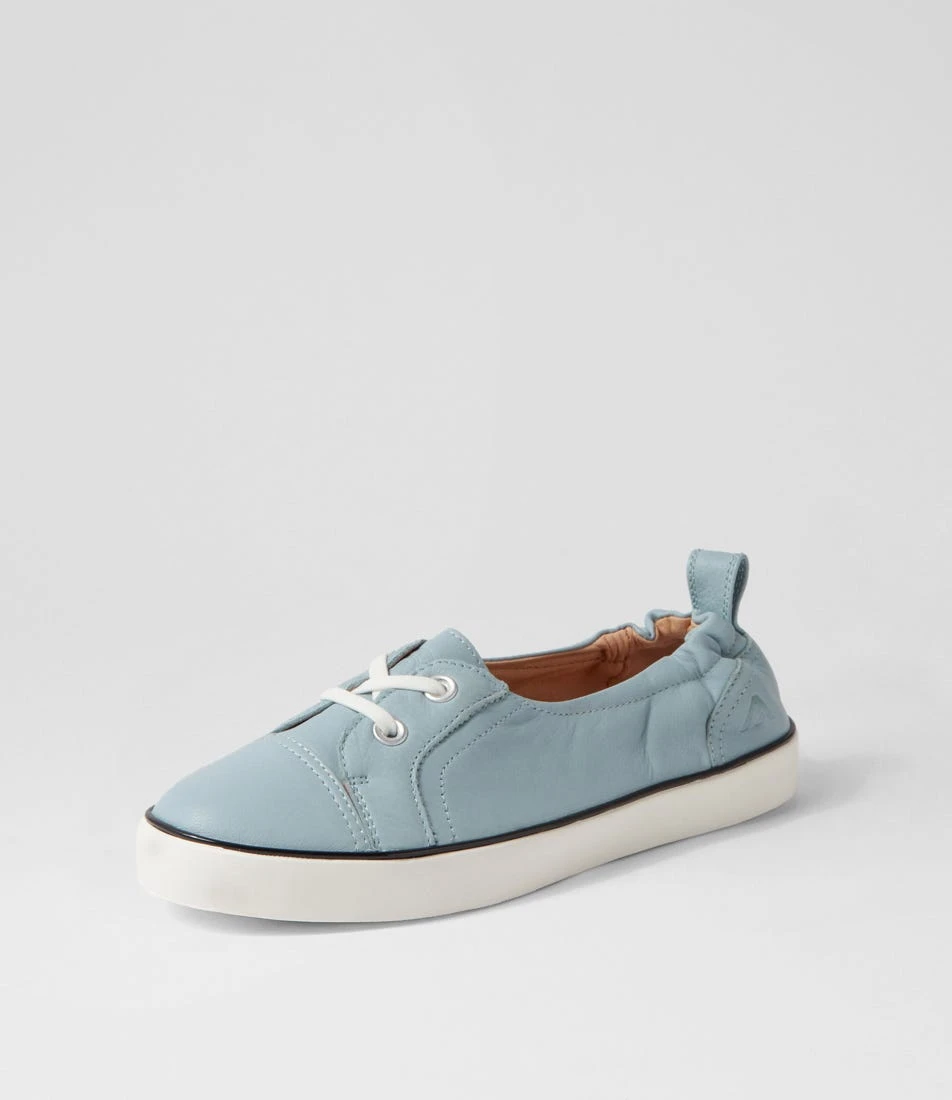 Empath Pale Blue Leather Sneakers 4 Empath Pale Blue Leather Sneakers - Image 2