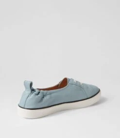 Empath Pale Blue Leather Sneakers 9 Empath Pale Blue Leather Sneakers -Lynx Shoes Shop CF12026DERLE 4