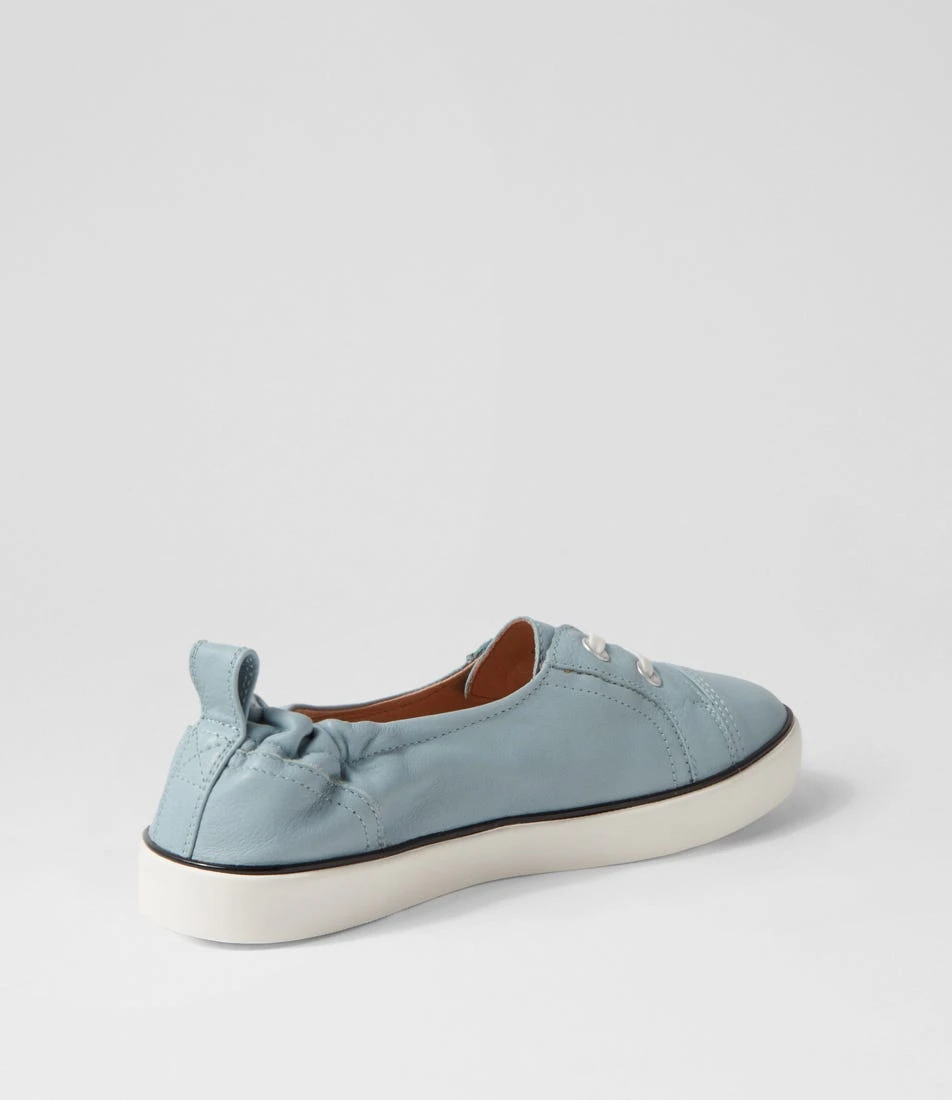 Empath Pale Blue Leather Sneakers 5 Empath Pale Blue Leather Sneakers - Image 3