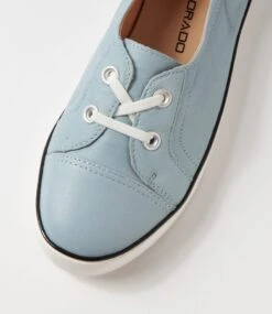Empath Pale Blue Leather Sneakers 10 Empath Pale Blue Leather Sneakers -Lynx Shoes Shop CF12026DERLE 5