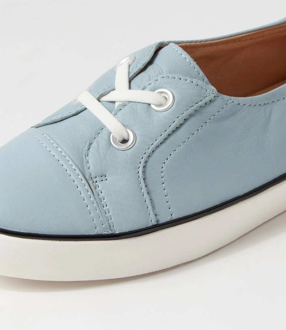 Empath Pale Blue Leather Sneakers 7 Empath Pale Blue Leather Sneakers - Image 5