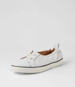 Empath White Leather Sneakers -Lynx Shoes Shop CF12026WHILE 3