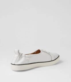 Empath White Leather Sneakers -Lynx Shoes Shop CF12026WHILE 4