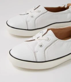 Empath White Leather Sneakers -Lynx Shoes Shop CF12026WHILE 6