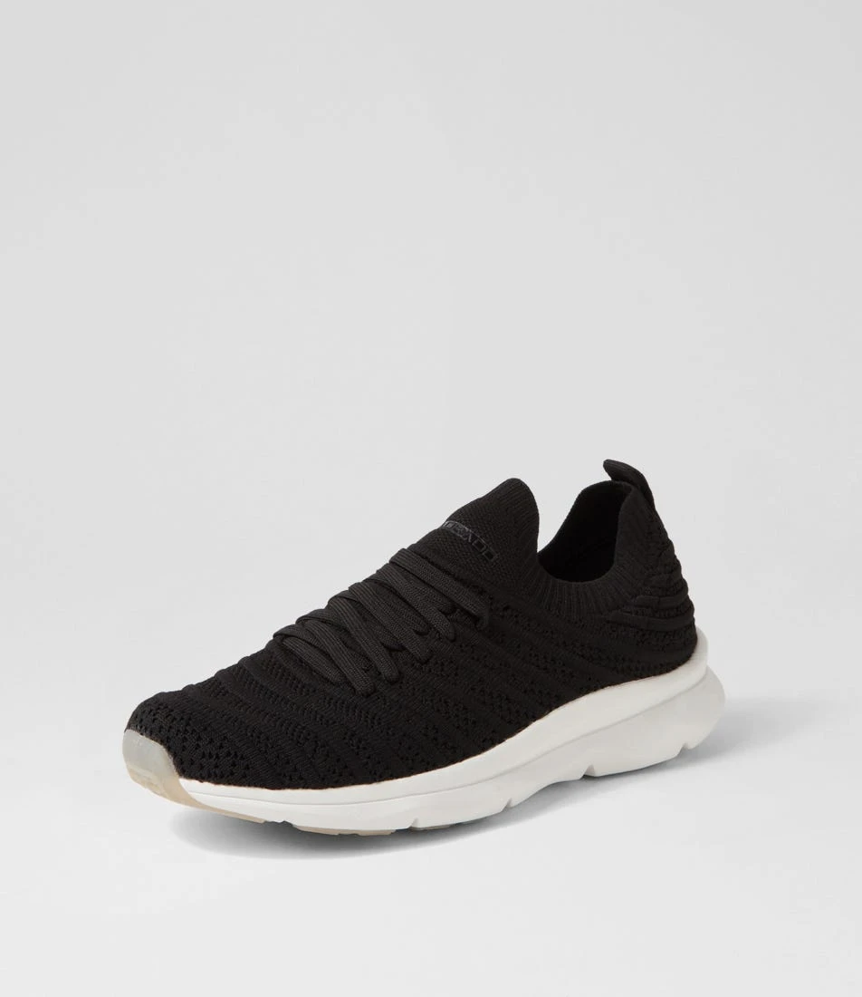 Finesse Black Knit Sneakers 4 Finesse Black Knit Sneakers - Image 2