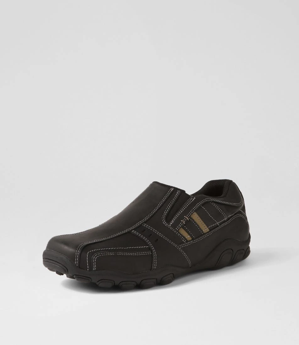 Atari Black Crazyhorse Leather Flat Shoes 4 Atari Black Crazyhorse Leather Flat Shoes - Image 2